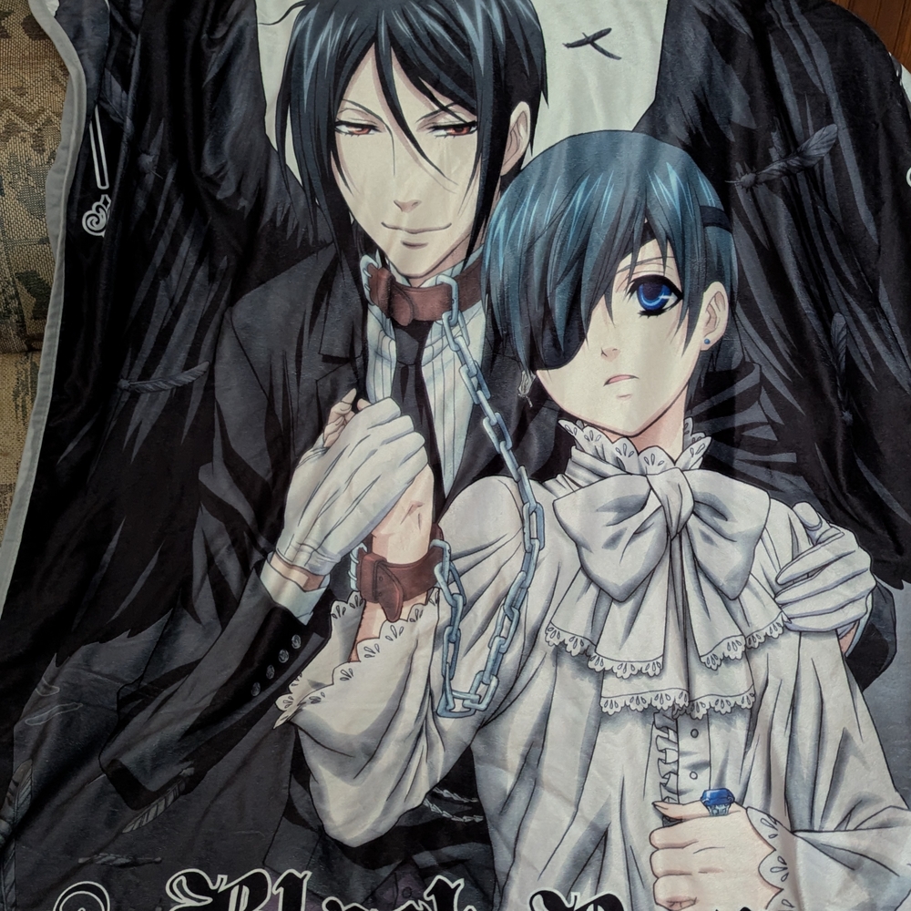 Black Butler Anime Throw Blanket